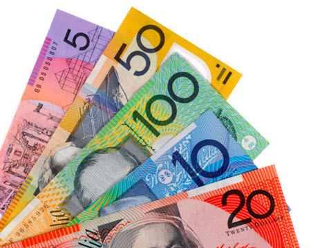 australian dollares bills