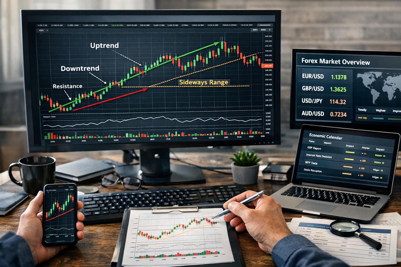 How to Identify Market Trends in Forex