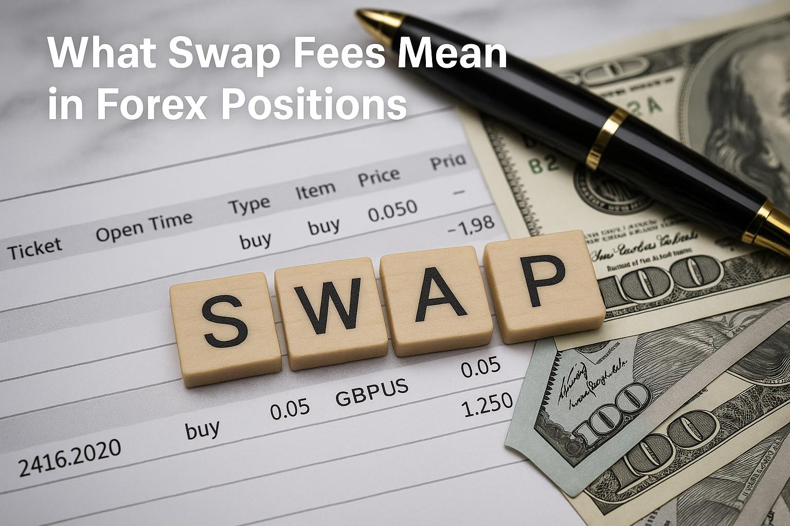 What swap fees mean in forex positions