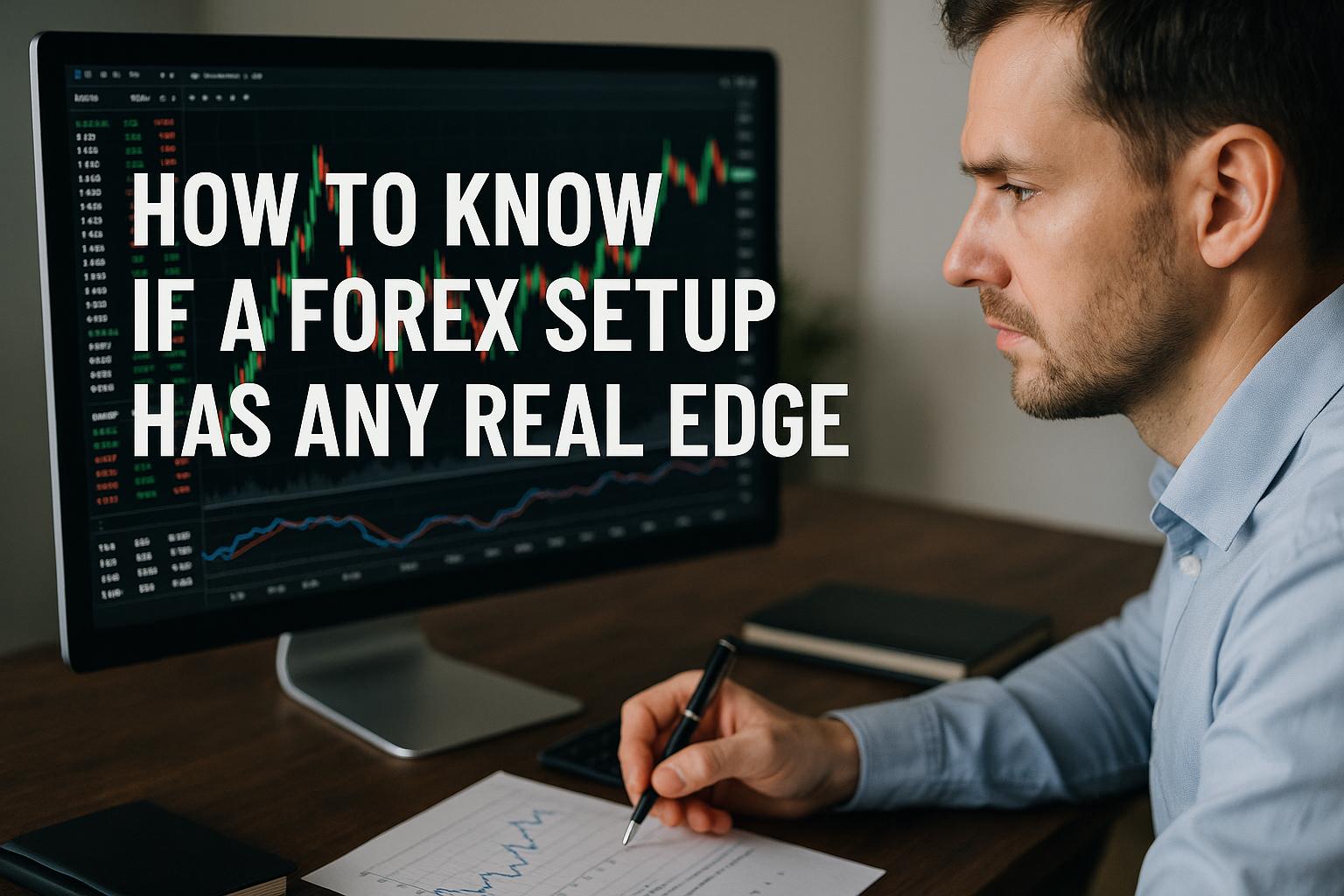 How to know if a forex setup has any real edge